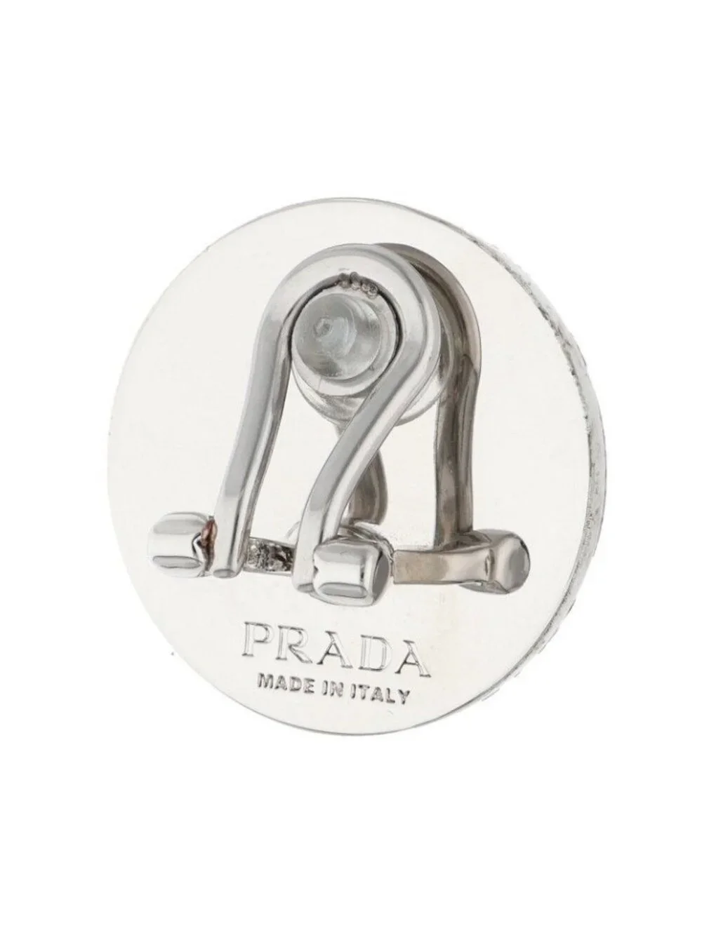 Prada Drift Earrings Silver